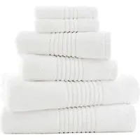 Quik Dri Bath Towel 2 Pack - White, Cotton