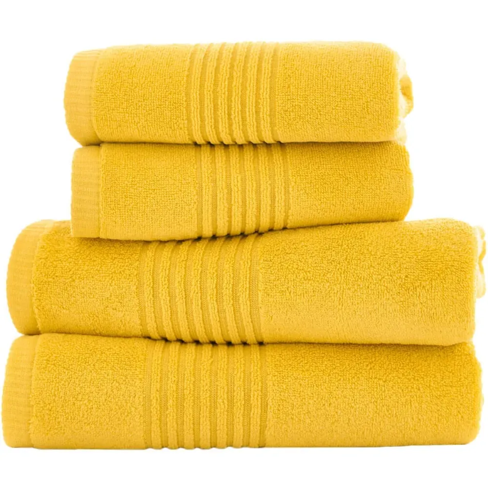 Quik Dri Bath Towel 2 Pack - Yellow, Cotton