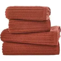 Rialto Bath Sheet - Orange, Cotton
