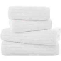 Rialto Bath Sheet - White, Cotton