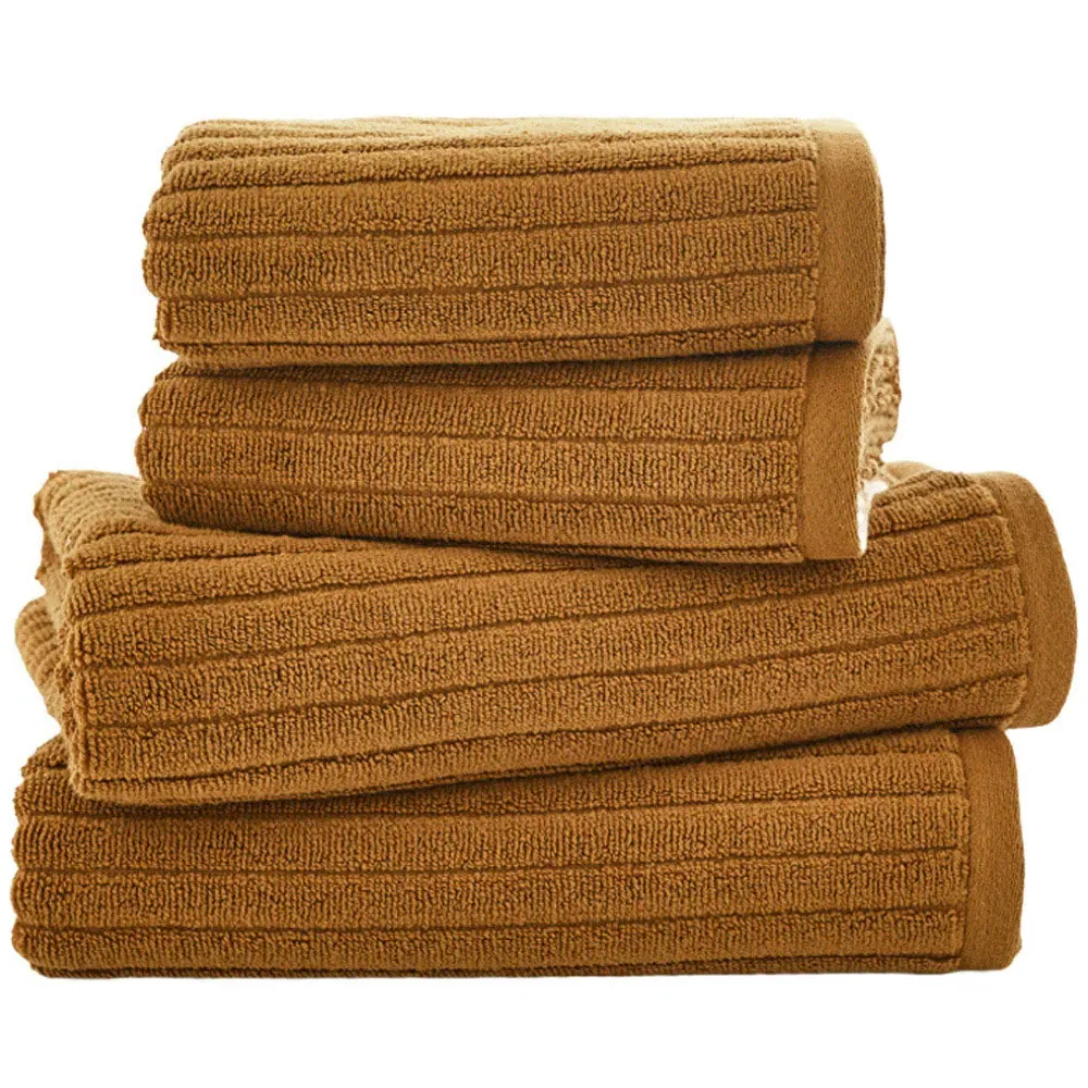 Rialto Hand Towel 2 Pack - Brown, Cotton