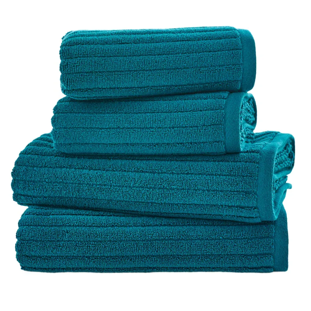 Rialto Hand Towel 2 Pack - Green, Cotton