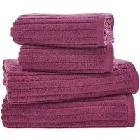 Rialto Hand Towel 2 Pack - Pink, Cotton