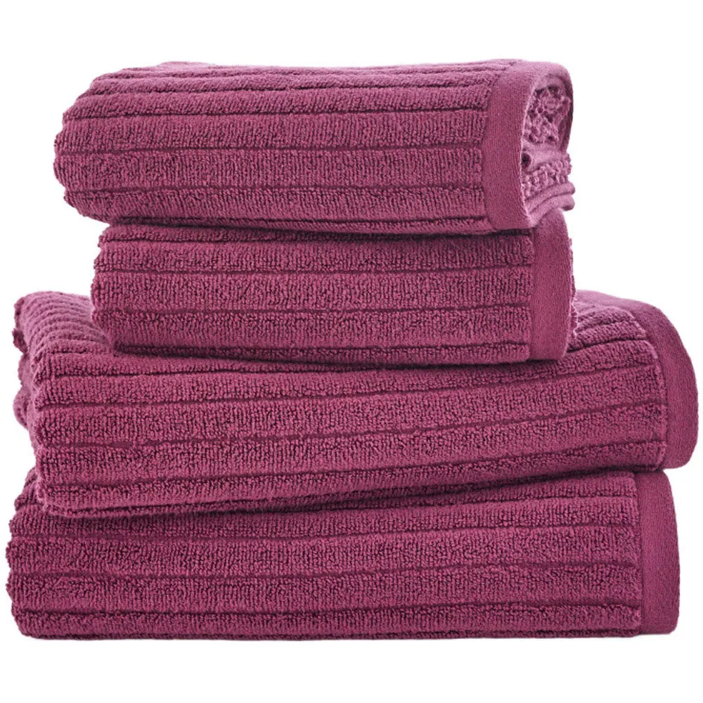 Rialto Hand Towel 2 Pack - Pink, Cotton