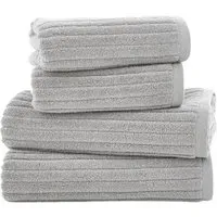 Rialto Hand Towel 2 Pack - Silver, Cotton