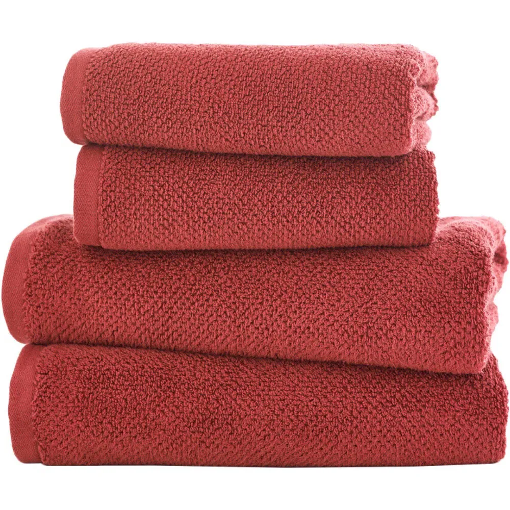 Romeo Bath Sheet - Raspberry, Cotton