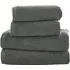 Romeo Bath Towel 2 Pack - Charcoal, Cotton