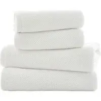Romeo Bath Towel 2 Pack - White, Cotton