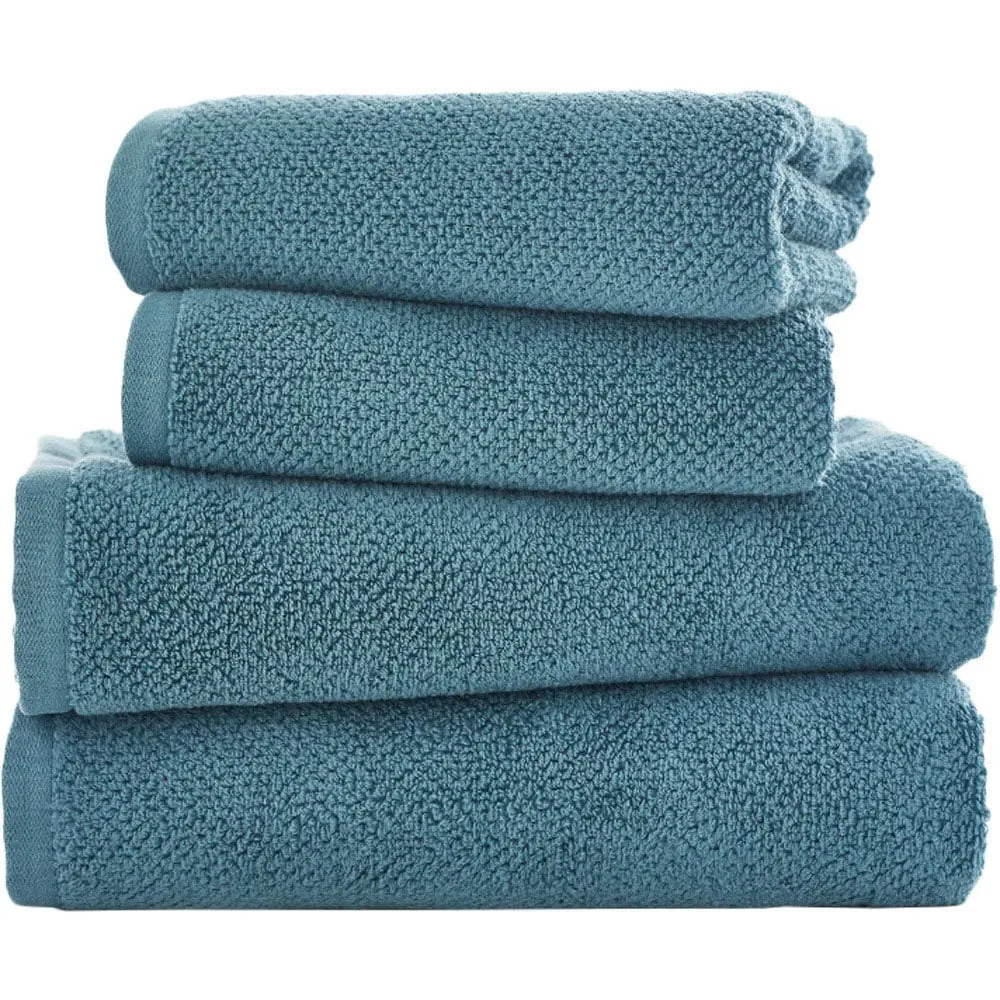 Romeo Hand Towel 2 Pack - Blue, Cotton image