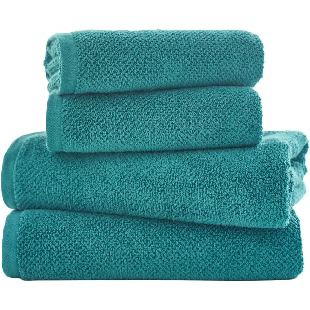 Romeo Hand Towel 2 Pack - Blue, Cotton