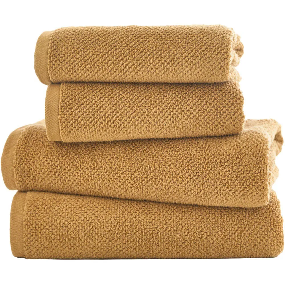 Romeo Hand Towel 2 Pack - Gold, Cotton