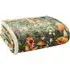 Sage Mushroom Print Throw with Sherpa Reverse - Multi