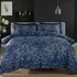 Secret Garden Double Duvet Set - Navy, Cotton