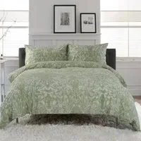 Secret Garden Single Duvet Set - Blue, Cotton