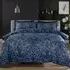 Secret Garden Single Duvet Set - Navy, Cotton