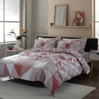 Simple Shapes King Size Duvet Set - Multi
