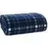 Snuggle Touch Tartan Throw - Blue