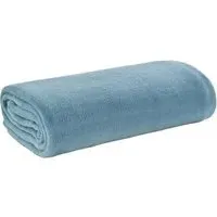 Snuggle Touch Throw - Blue, Coral Fleece