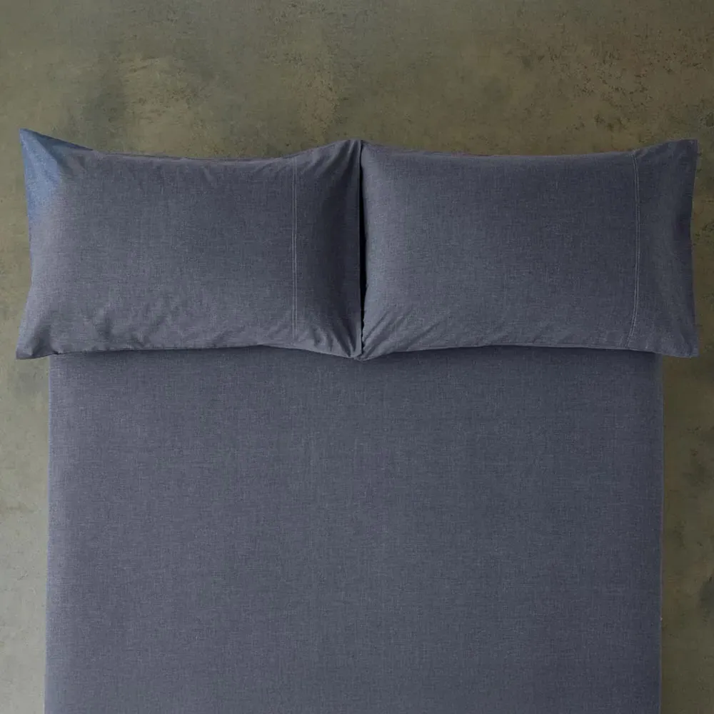 Southwick Double Duvet Set - Navy, Polycotton