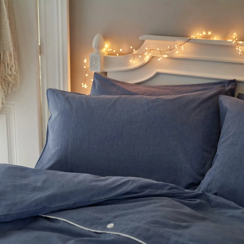 Southwick King Size Reversible Duvet Set - Blue