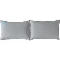 Southwick Standard Pillowcase Pair - Grey, Polycotton