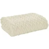 Tadcaster Throw - Cream, Fleece