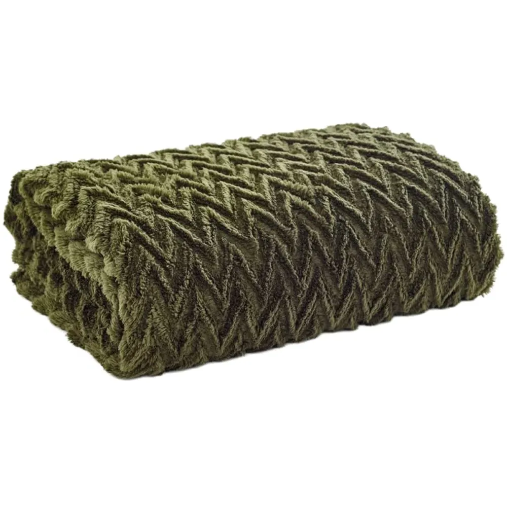 Tadcaster Throw - Fern, Polyester
