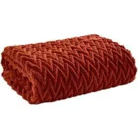 Tadcaster Throw - Paprika, Polyester
