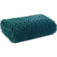 Tadcaster Throw - Teal, Polyester