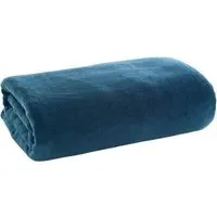 The Big One Throw - Blue, Coral Fleece