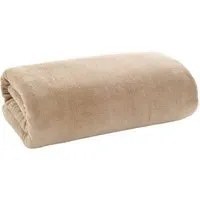 The Big One Throw - Brown, Coral Fleece