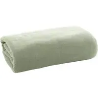 The Big One Throw - Green, Coral Fleece