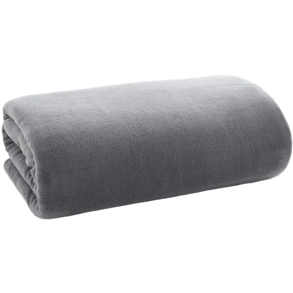 The Big One Throw - Grey, Coral Fleece