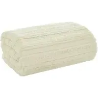 TLC Chatsworth Faux Fur Throw - Cream