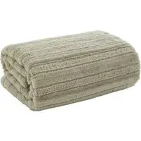 TLC Chatsworth Faux Fur Throw - Fawn