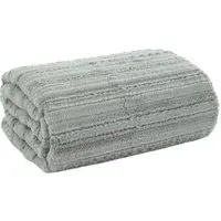 TLC Chatsworth Faux Fur Throw - Grey