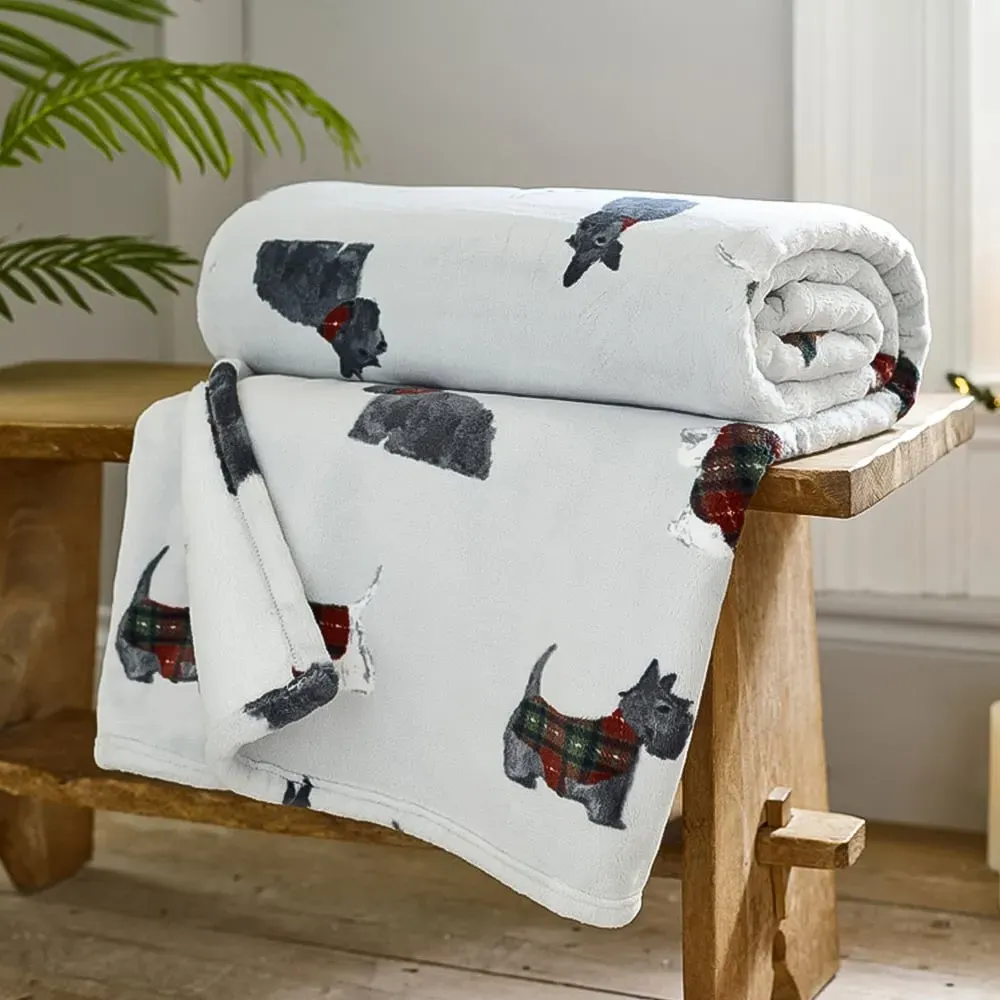 TLC Hattie Throw 140 x 180cm - Grey, Coco Flannel