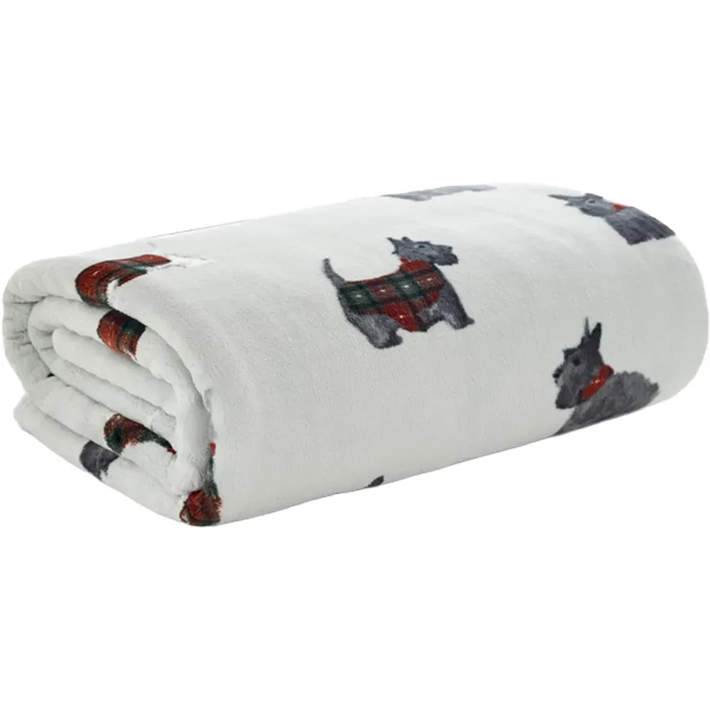 TLC Hattie Throw 140 x 180cm - Grey, Coco Flannel image