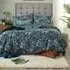 Tropical Leaves King Size Reversible Duvet Set - Multi