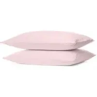 180 Thread Count Cotton Oxford Pillowcases - Blush