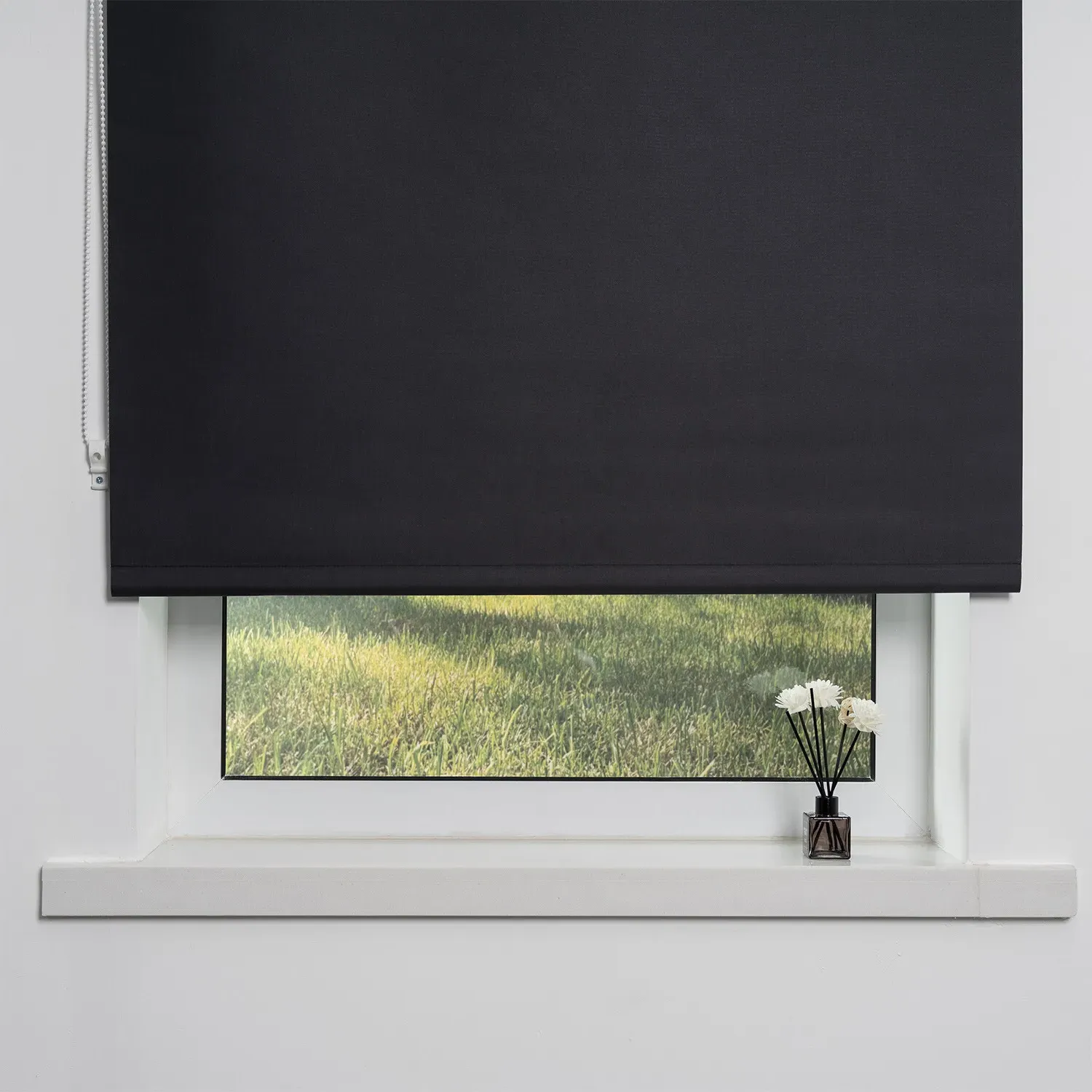 90cm Blackout Roller Blind - Dark Slate