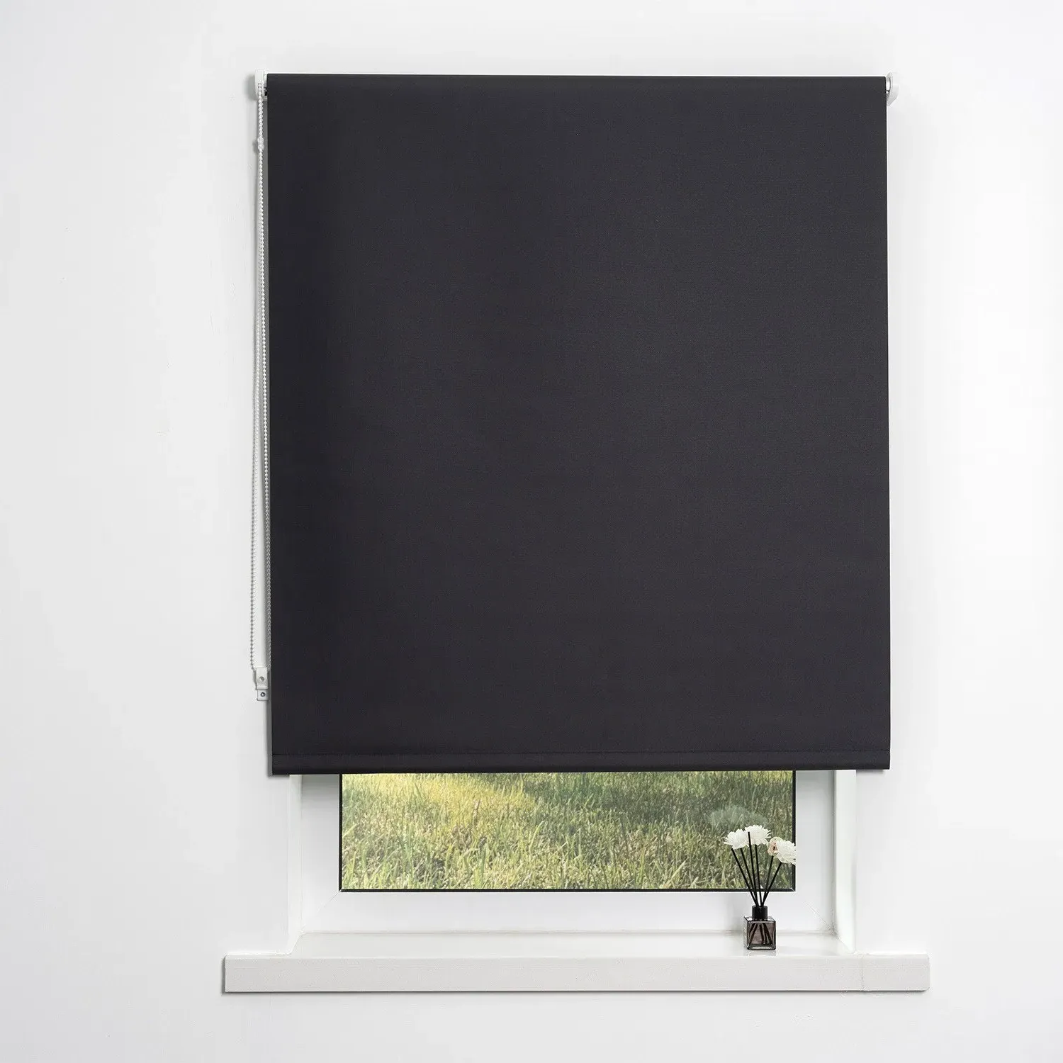 90cm Blackout Roller Blind - Dark Slate
