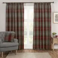 Abbott Thermal Blackout Curtain - Red