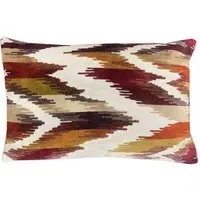 Adeline Abstract Cushion - Biscuit