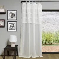 Adeline Lace Voile - White