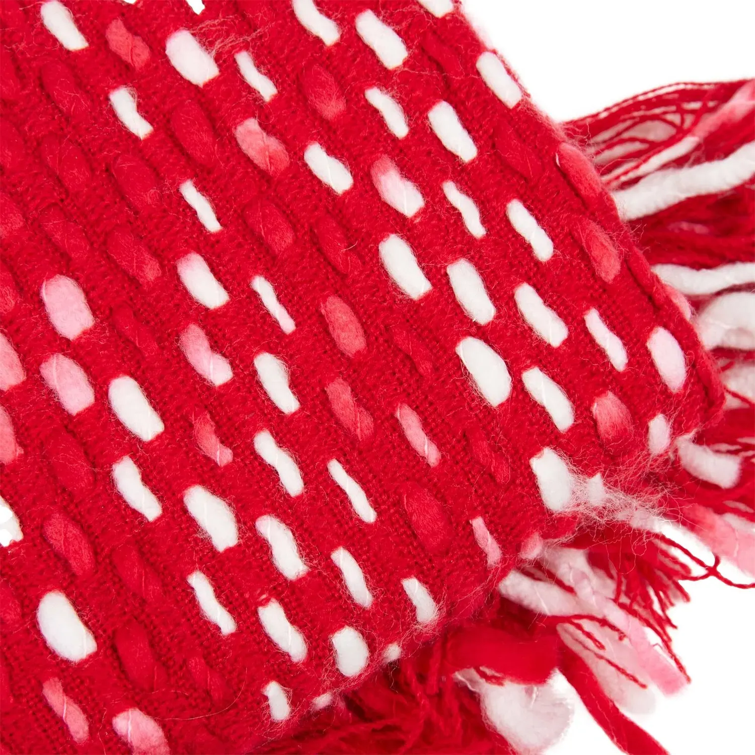 Aderyn Woven Throw - Red