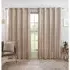 Agadir Jacquard Eyelet Curtains - Champagne