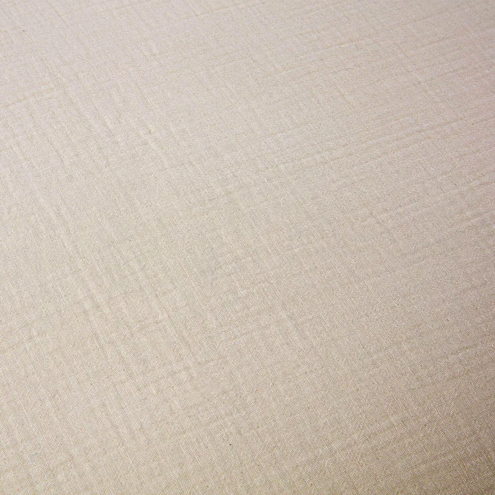 Alba Muslin Double Duvet Cover Set - Natural, Cotton