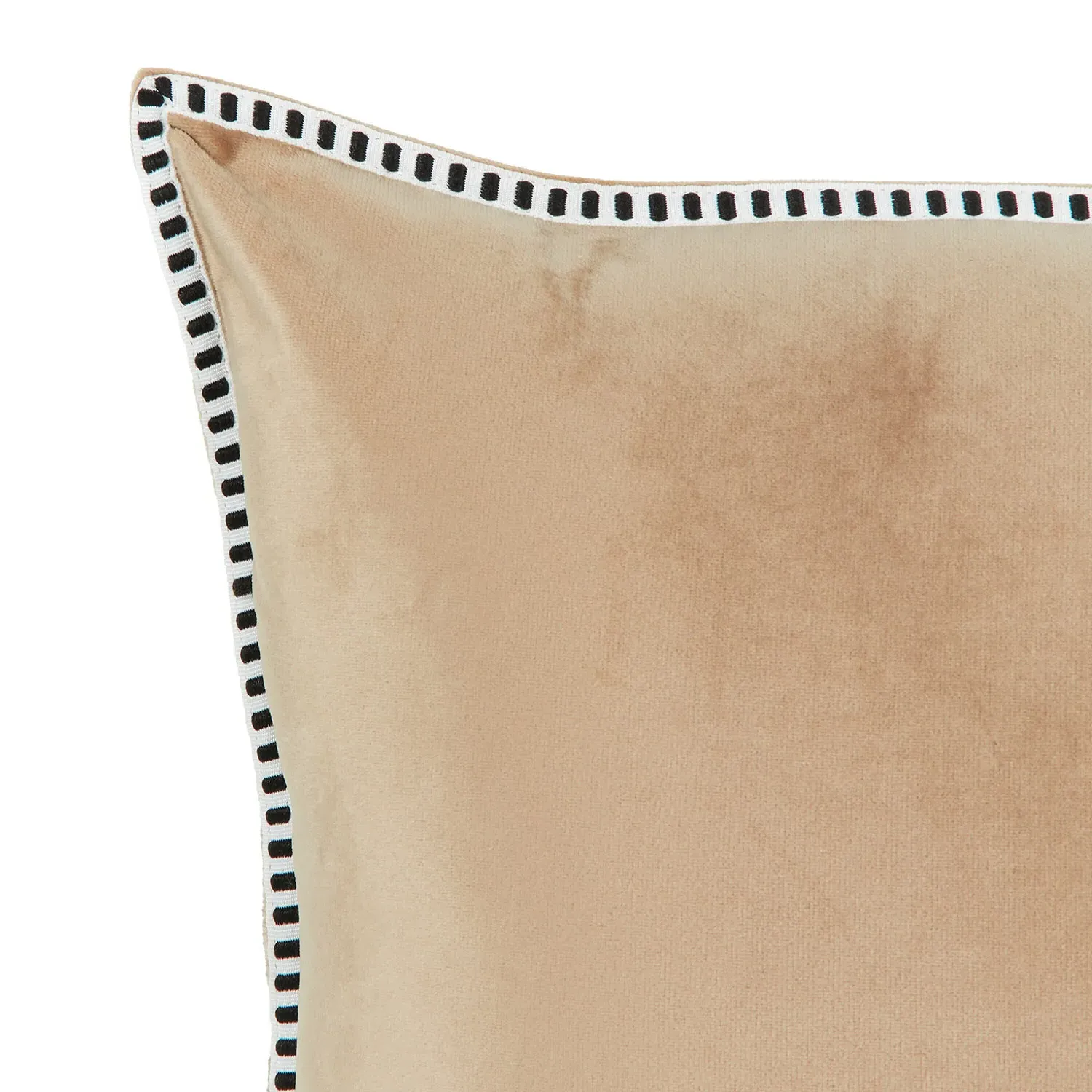 Alba Velvet Cushion - Mink