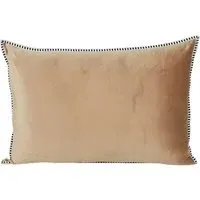 Alba Velvet Cushion - Mink
